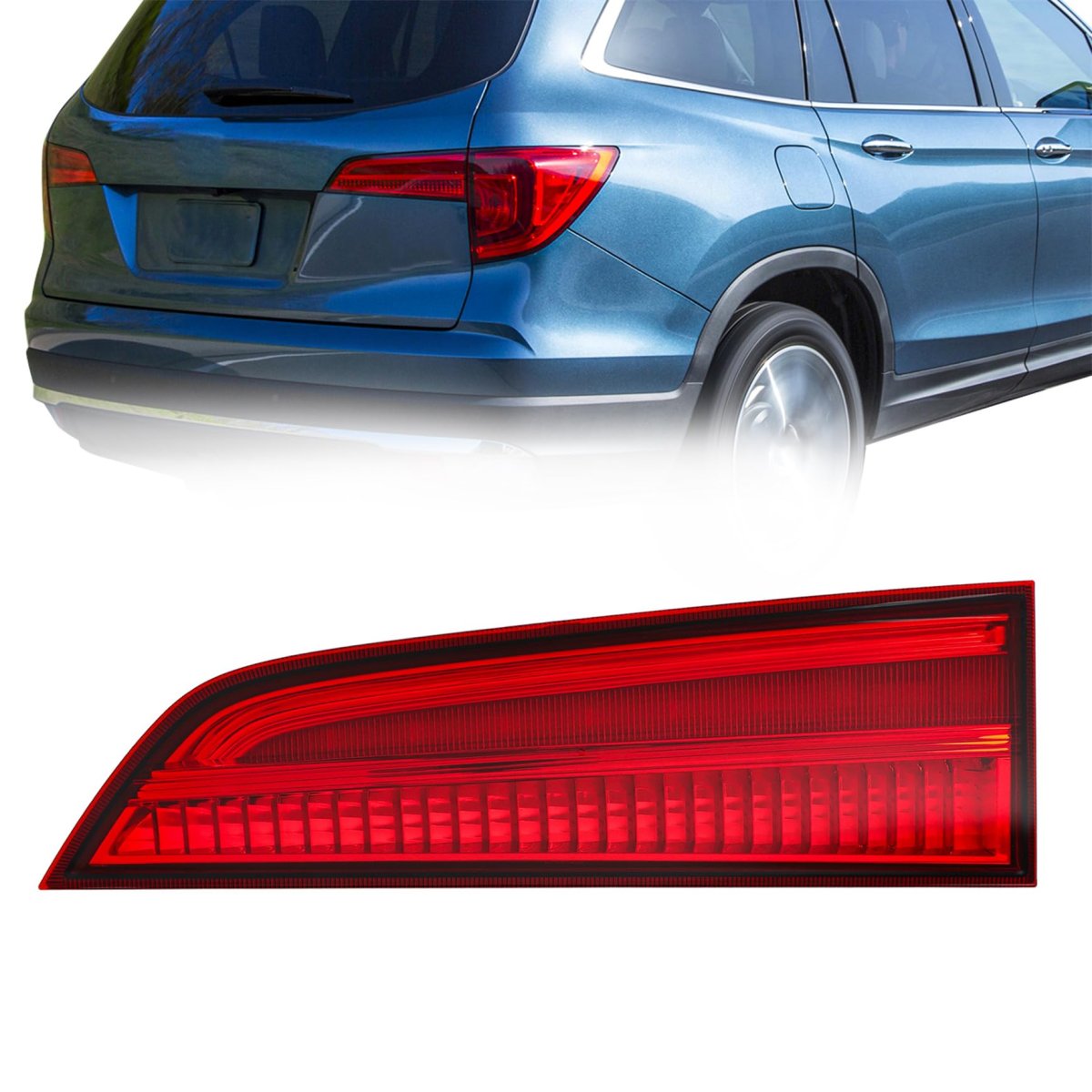 Right Inner Tail Light Replacement For Honda Pilot 2016 2017 2018 Passenger Side Brake Lamp Assembly Ho2803108 34150-tg7-a01