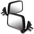 Auto Dynasty Ni1320106 Ni1321106 Pair Oe Style Manual Side View Door Mirror For D21 Pickup Pathfinder 86-97 