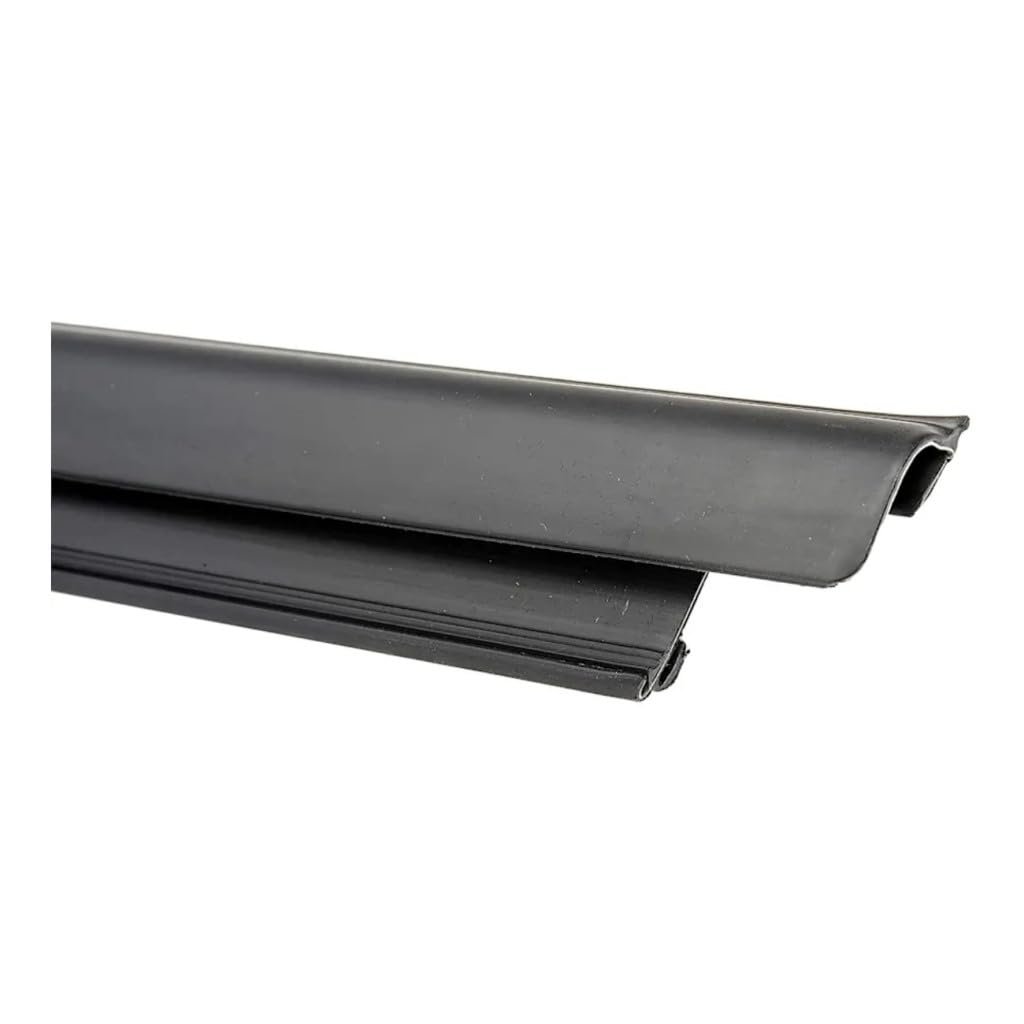 Door Window Sweep For Chevy Silverado 2500 2004 Rear Passenger Side Outer Black Rubber And Plastic With Felt Seal Replacement