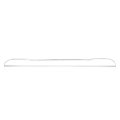 Rear Bumper Trim Molding For Benz W213 E300 E350 2016 2017 2018 2019 2020 Silver Chrome Abs Finish Part Number A2138850321 