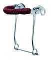 Weaver Leather 25-1110 Hackamore Bit With Braided Noseband Chrome Plated 9 
