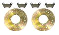 05 Front Brake Rotors Pads Polaris Ranger 700 Xp 2005 