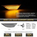 Vipmotoz Amber Led Strip Side Marker Light Front Fender Parking Lamp Replacement For 2013-2019 Porsche 991 911 Carrera 981 982