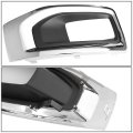 Compatible With Gmc Yukon Xl Pair Chrome Housing Clear Lens Led Fog Light Bezels Mounting Kit Switch