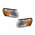 Signal Lights Corner Light Pair For 1993 To 1997 Toyota Corolla Sedan 4dr Wagon Driver And Passenger Side To2550106 To2551106 