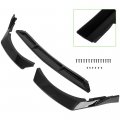 Ocpty 3pcs Glossy Black Front Bumper Lip Compatible With 0 2021 For Toyota Camry