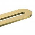 Uxcell Adjustable Corner Code 2pcs 360x24mm Stainless Steel Flat Straight Thickened Slotted Brace Brackets For Fixed Furniture