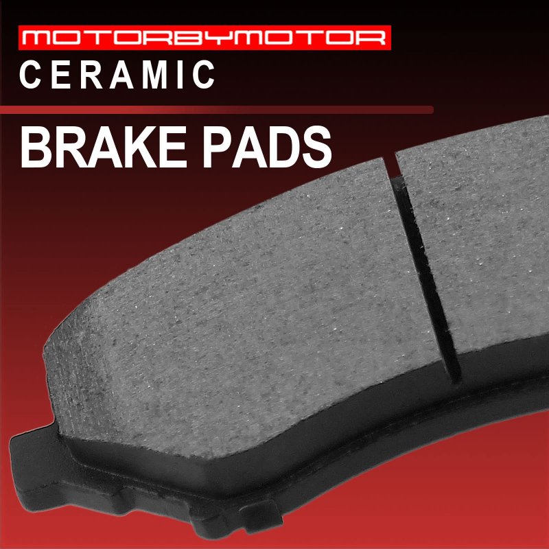 Motorbymotor Front Rotors 330mm Drilled Slotted Brake Rotor Ceramic Pad Kit Fits For Chevy Tahoe Silverado 1500 Suburban