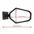 Sautvs Adjustable Folding Side Rear View Mirrors For Can Am Maverick Trail Sport Commander Premium Can-am 2018-2023 Accessories