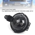 1 Pcs Front Bumper Fog Light For Bmw Mini R55 R56 R57 R58 R59 2006-2014 Clubvan 2012-2014 Cooper 2006 Clubman 2007 Roadster