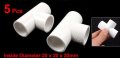 Uxcell 5 Pcs Pvc Pipe Fitting 3 Ways Equal Tee Connectors 20mm X Slip