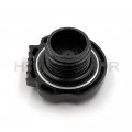 Httmt Mt439-002-new Black Skull Gas Cap Vented Fuel Compatible With H-d Xl Big Twin Tank 84-15