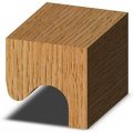 6024 Drawer Pull Router Bit With 3 16 In Radius 4 Diameter And 7 8 Cutting Length Carbide Tipped European Style For Cabinet 