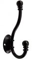 Cosmas 25 Pack 36267fb Flat Black Heavy Duty Coat Hat Hook 