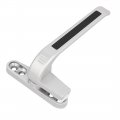 Uxcell Zinc Alloy Casement Window Locking Handle Grip Right Hand Silver Gray Black 2pcs