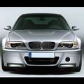 2x Glossy Black M-color Painted Front Lh Rh Kidney Grille Grill For 02-04 Bmw E46 4-dr Sedan 320i 325i 325xi 330i 330xi