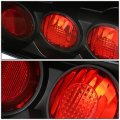 Replacement For Chevy Silverado Gmc Sierra Gmt800 Pair Of Black Housing Altezza Tail Brake Lights
