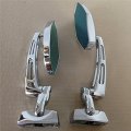 Hongk- Chrome Adjustable Base Mirrors Rearview Compatible With Suzuki Hayabusa Gsx1300r 99-12 B01ck7hj04
