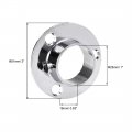 Uxcell Closet Wardrobe Rod Flange 25mm 1inch Dia Socket Bracket Support Holder For Pipe 6pcs