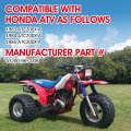 M Mati Rear Brake Caliper Assembly With Parking For Honda Atc200 X A 1983 1984 1985 Bracket Pads 43200-965-006