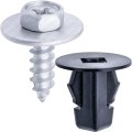 20 Sets Fender Liner Screw And Grommet Kit For Toyota Lexus 9018906236 90159 60383 Hex Head M6 3x20mm Fasteners Bumper Cover