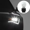 Xspeedonline 10pcs 3157 Clear White Tail Signal Brake Light Bulb Lamp With 3500k Color Temperature 12v 