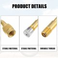 X Autohaux 4pcs 45 Degree 90 Tire Valve Air Tyre Stem Extenders With Dust Cap Snap In Universal For Car Truck Motorcycle Bike