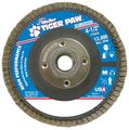 Tiger Paw Abrasive Flap Disc 4 5 In Flat Ty27 Phenolic Backing 36z Grit 8 11 Unc Nut Pack Of 10 Model 51112 