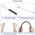 Uxcell Spring Tube Bender 16 15mm Od 430mm Length 75 Steel Chrome Plating A-type For 5-20 5mm Id Pvc Pipe 2 Pcs