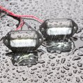 Czc Auto 4pcs 12v Led Exterior License Plate Tag Light Interior Courtesy Dome Roof Trunk Cargo Underhood Lamp Total 12 White