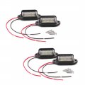 Czc Auto 4pcs 12v Led Exterior License Plate Tag Light Interior Courtesy Dome Roof Trunk Cargo Underhood Lamp Total 12 White 