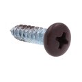 Sheet Metal Screws Self Tapping Pan Head Phillips Drive 10 X 0 75 In Zinc Plated Steel 25 Pack 