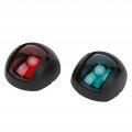 Boat Side Light Navigation Signal Red Green Lighting Safe Ip66 Waterproof High Brightness For Speed Skating Cars Black 