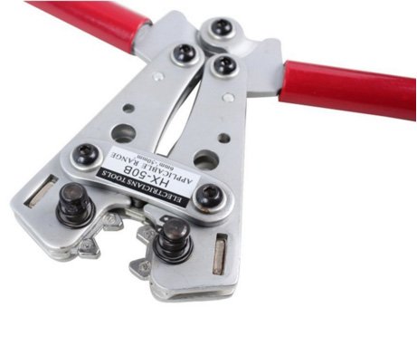 Wovier Hx-50b Cable Lug Crimper Crimping Tool Ratchet Crimp Hand Electrician Pliers Wire 6-50mma Awg 10-1 Cu Al Terminal Plier