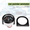 Dc 12v Ammeter Guage 2 Inch 52mm Car Voltmeter 60-0-60a Amp Gauge Volt Meter For Auto Vehicles Abs Black