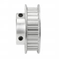 Uxcell Aluminum 30 Teeth 16mm Bore 5 08mm Timing Belt Pulley For 10mm