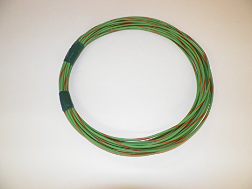 18 Ga Awg Lite Green Orange Striped Automotive Truck Motorcycle General Purpose Gxl Wire 94 O D 25 Superior Abrasion Resistance