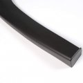 Universal Fit Cs Style Pp Front Bumper Add On Lip Flat Splitter Plate Under Panel Unpainted Black Spoiler Valance Chin Bodykit