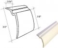 Snap-in Glazing Vinyl White 72 Section Pack Of 10 Made In The Usa