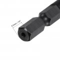 Uxcell Metric Machine Tap M8 Thread 1 25 Pitch H2 3 Flutes Hex Shank High Speed Steel