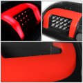 Auto Dynasty Pair Of Black Clear Lens 3d Led Stripe Bar Tail Lights Brake Reverse Lamps Compatible With Ford F-150 04 05 06 07