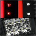Auto Dynasty Pair Of Black Clear Lens 3d Led Stripe Bar Tail Lights Brake Reverse Lamps Compatible With Ford F-150 04 05 06 07