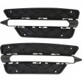 Mercedes-benz C250 C300 C350 Fog Light Cover 2012 2013 2014 Outer Driver And Passenger Side Pair Set Textured Black Coupe Sedan 