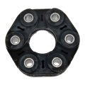 Driveshaft Flex Coupler For Bmw 525i 530i 2001 2002 2003 Rubber And Steel Black 6 Bolt Hole 95 95mm Pattern Part 26117511454 