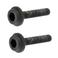 Axle Bolts For Audi A4 Quattro 2001 To 2008 2 Pieces 17mm Hex Size 16mm Thread Diameter Fine Replacement 4b0407643a 