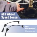 X Autohaux 2pcs Rear Left Right Abs Sensor Wheel Speed No 23348259 25913456 For Chevrolet Equinox 2010-2017 Gmc Terrain
