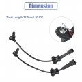 X Autohaux 2pcs Rear Left Right Abs Sensor Wheel Speed No 23348259 25913456 For Chevrolet Equinox 2010-2017 Gmc Terrain