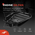 A-premium Lower Engine Oil Pan Sump With Drain Plug Compatible Nissan Rogue 2008-2013 Select 2014-2015 2 5l Gas