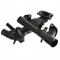 A-premium Engine Coolant Thermostat Housing Assembly With Sensor Compatible Land Rover Range Sport 2006-2009 Lr3 2005-2009 4 4l