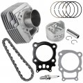 Caltric Cylinder Kit With Timing Chain Compatible Honda Rancher 350 Trx350tm 2x4 S 2000 2001 2002 2003 2004 2005 2006